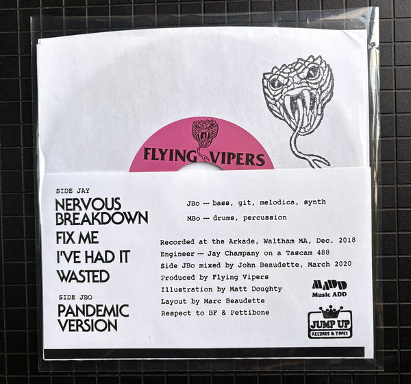 Flying Vipers - Nervous Breakdub 7"