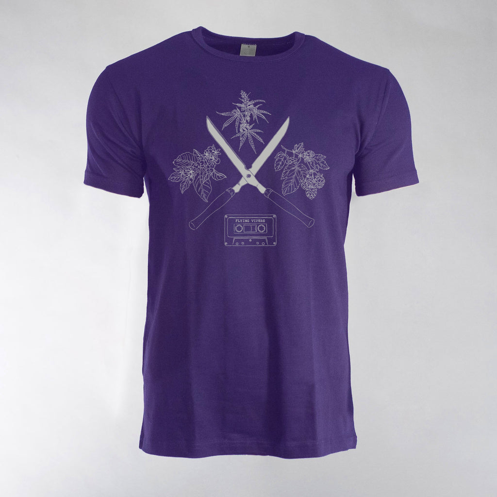 Flying Vipers - Cuts Purple T-Shirt